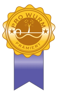 Kompostwurm Gold Siegel