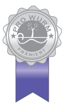 Kompostwurm Silber Siegel